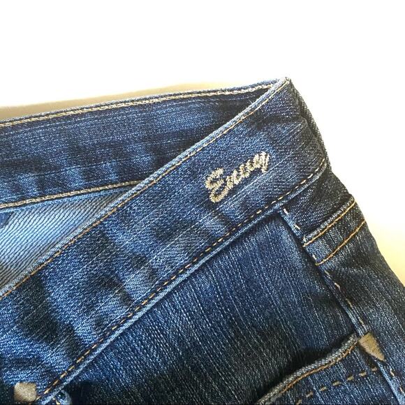 Goldsign Envy Cropped Capri Straight Leg Stretch Denim Jeans, 27 - Picture 4 of 10